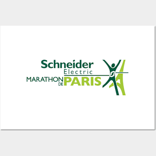 paris marathon Posters and Art